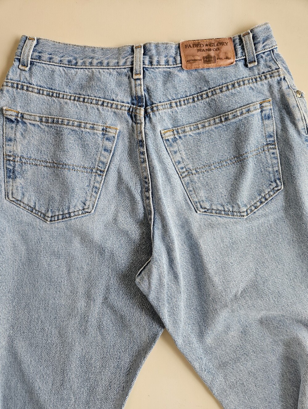 Faded Glory - Pale Blue Relaxed Jeans